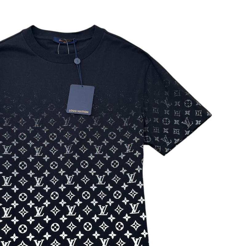 Men's Monogram Gradient T-Shirt Black Size L