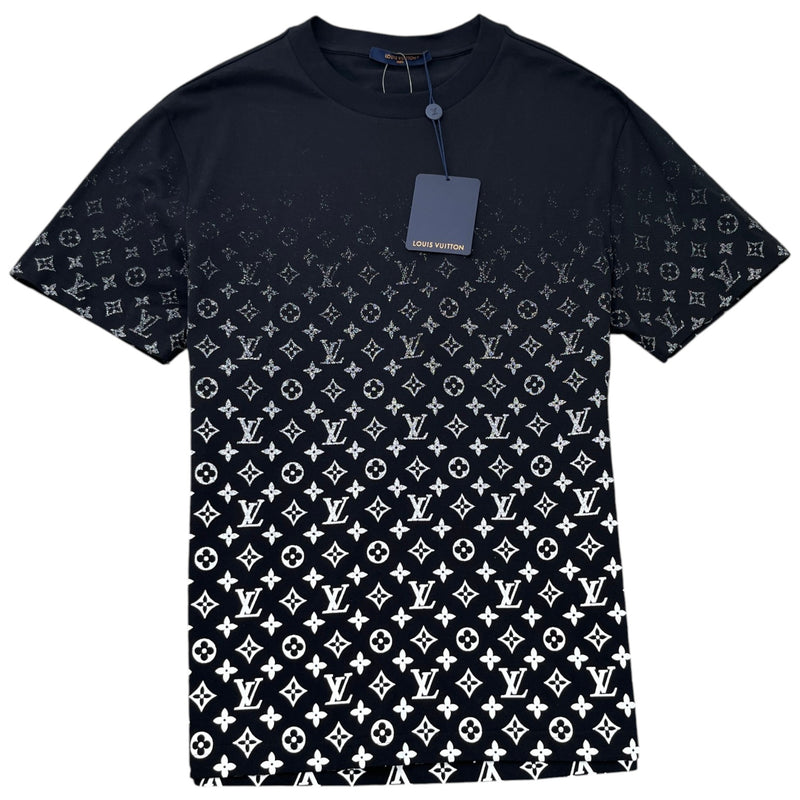 Men's Monogram Gradient T-Shirt Black Size L