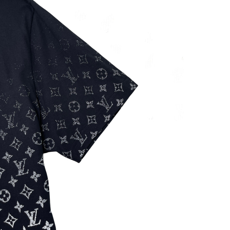 Men's Monogram Gradient T-Shirt Black Size L