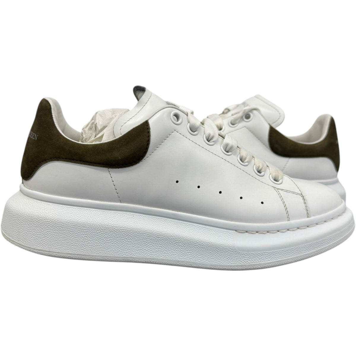 Men's Oversized Low Trainers White Size UK 7 / EU 41 - Photo 3