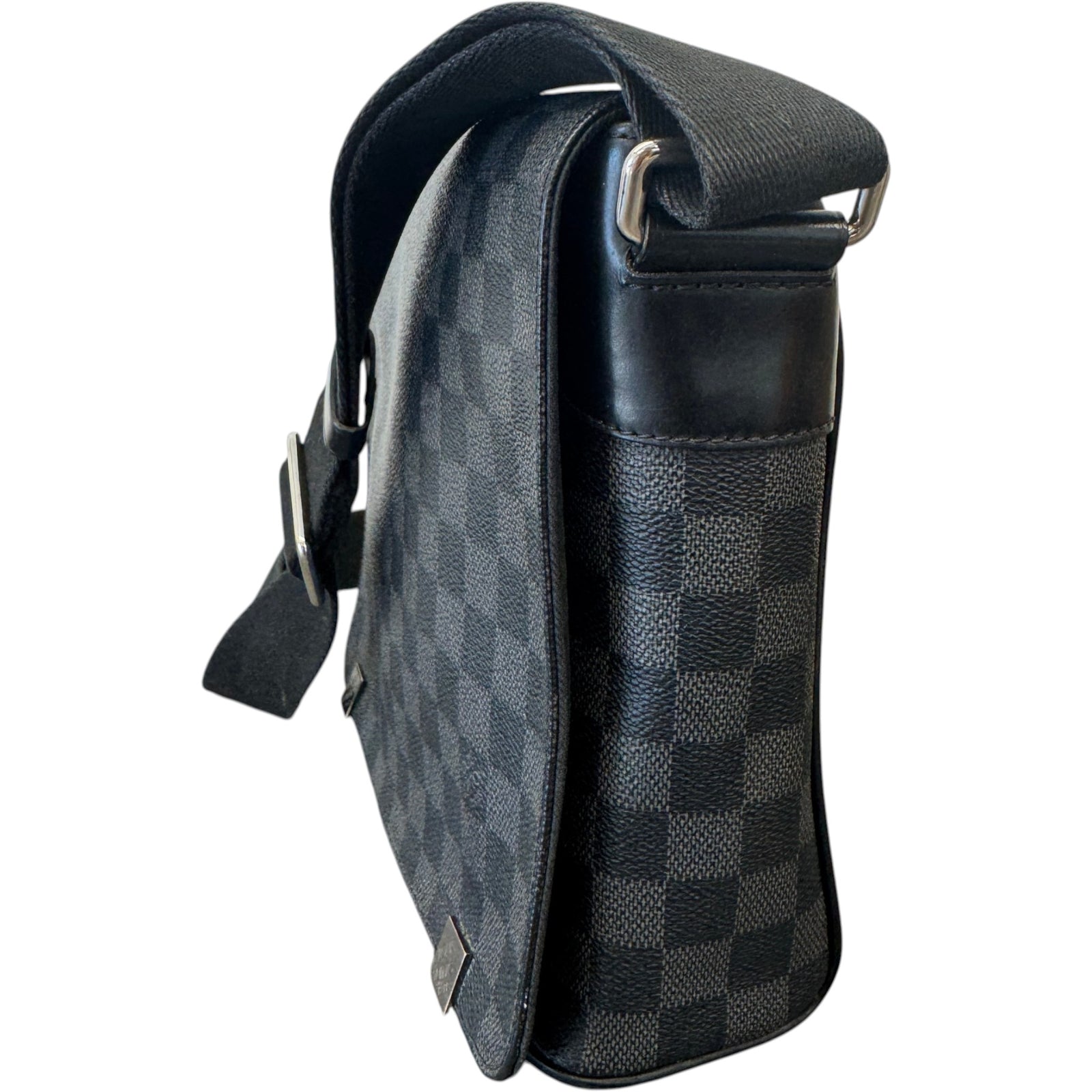 Men's Damier Graphite District PM Messenger Bag Black - Photo 5