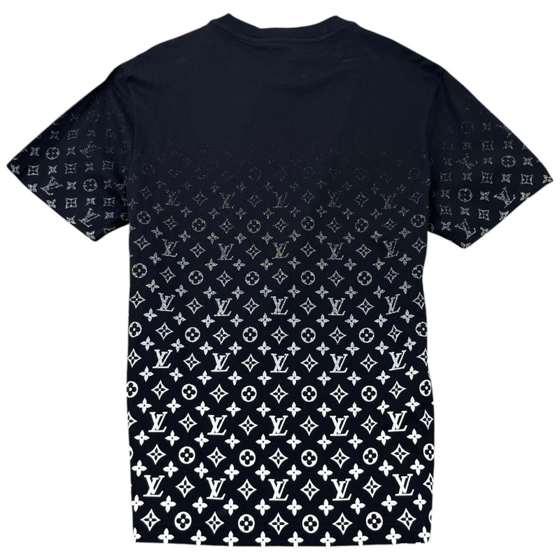 Men's Monogram Gradient T-Shirt Black Size L