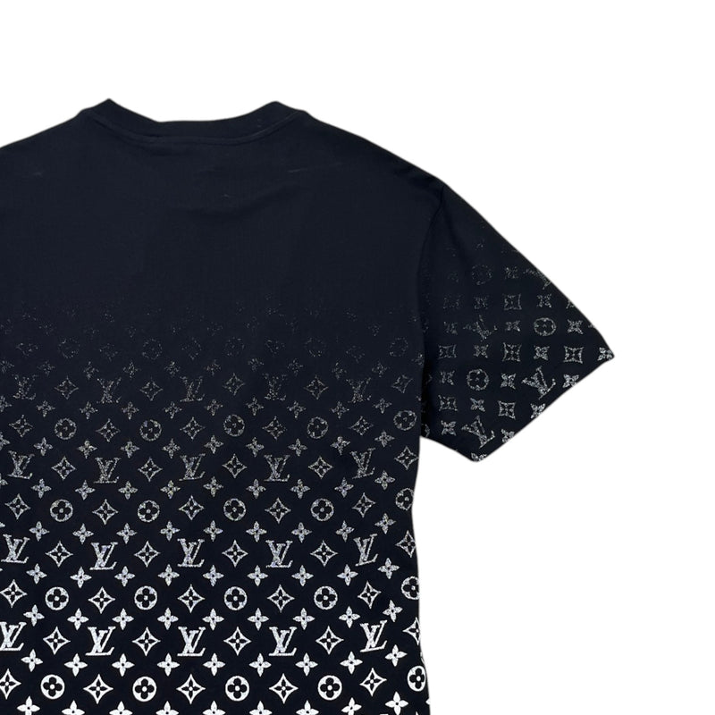 Men's Monogram Gradient T-Shirt Black Size L