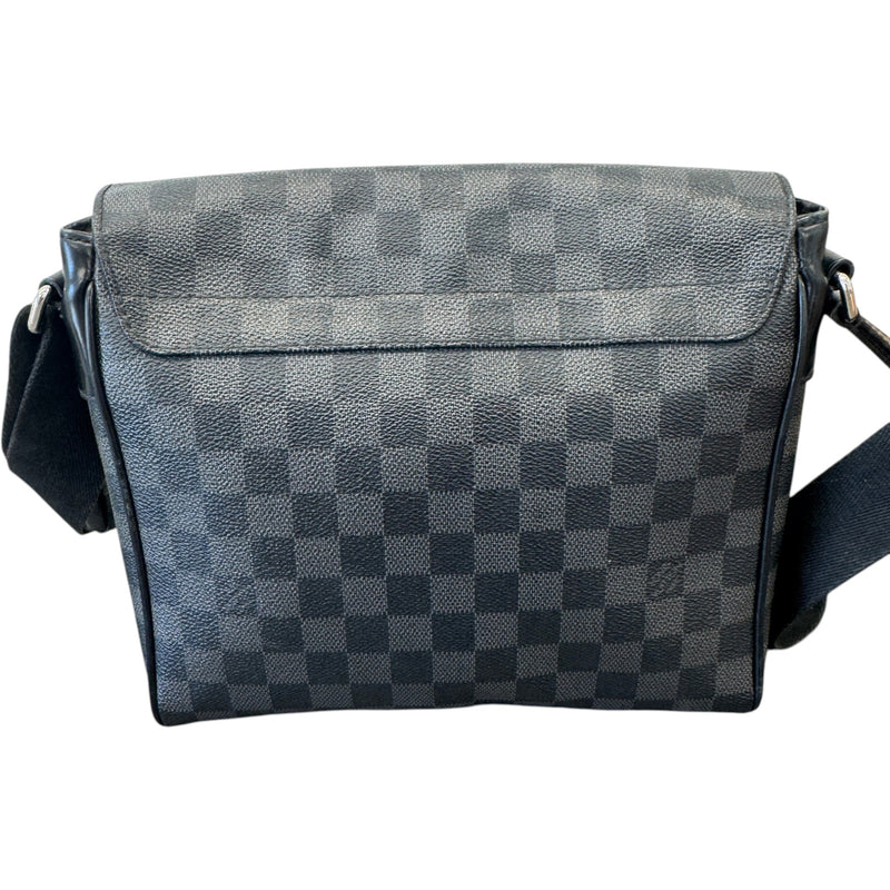 Men's Damier Graphite District PM Messenger Bag Black