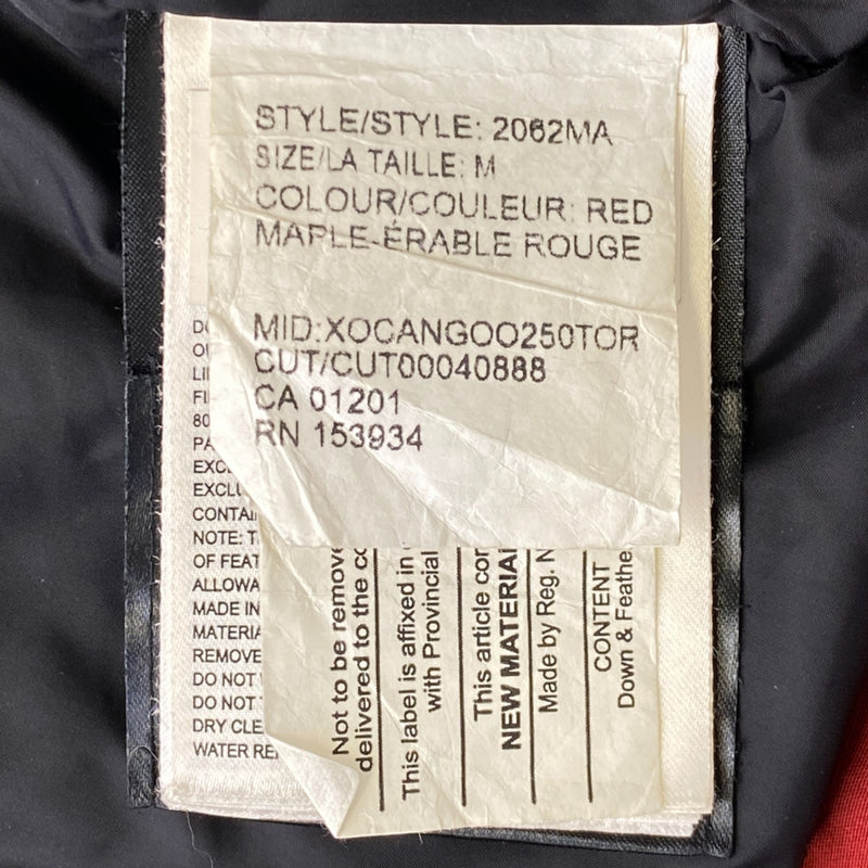 Men's Langford Parka Down Jacket Burnt Orange Size M