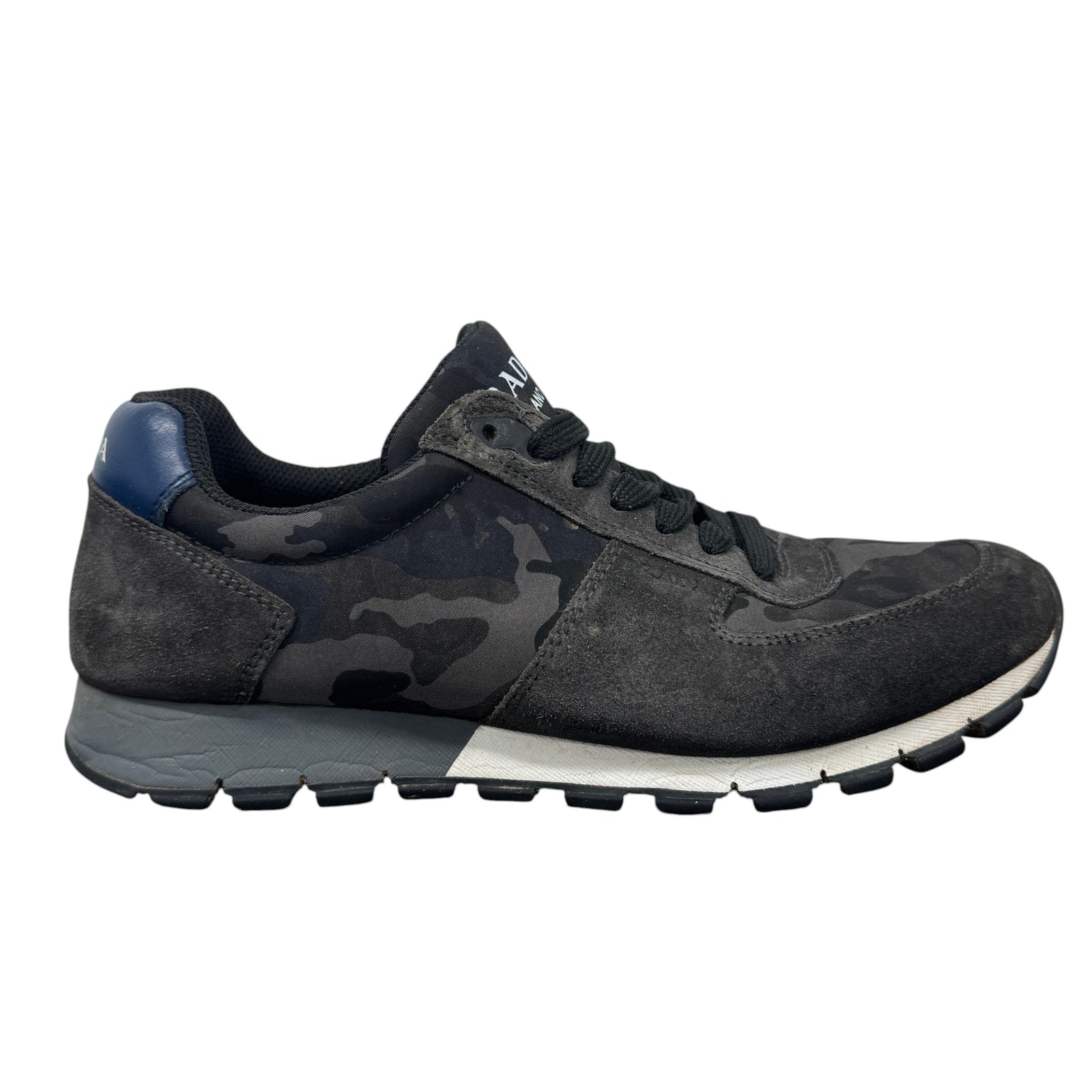 Men's Camoflague Logo Low Trainers Black Size EU 40.5 / UK 6.5 - Photo 1