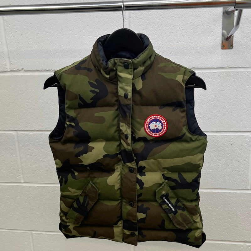Women's Freestyle Gilet Green Size S