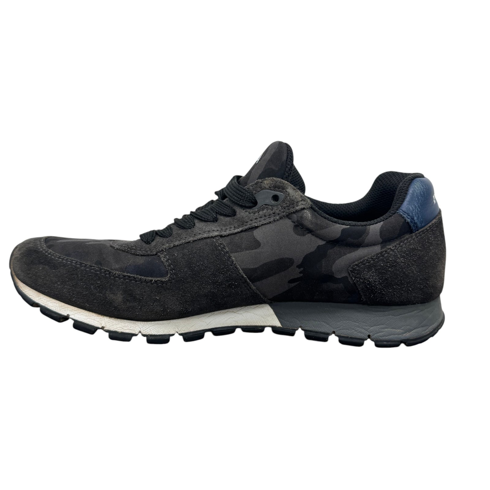 Men's Camoflague Logo Low Trainers Black Size EU 40.5 / UK 6.5 - Photo 2