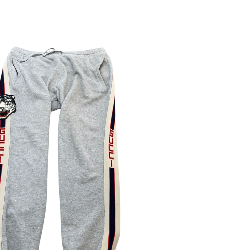 Men's Tape Logo Joggers Grey Size M