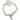 Women's Cc Logo Faux Pearl Bracelet Gold