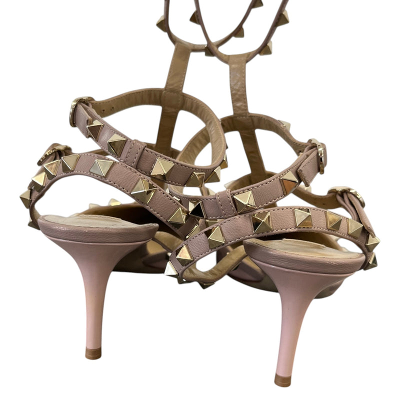 Women's Rockstud Heels Pink Size UK 6.5 / EU 39.5