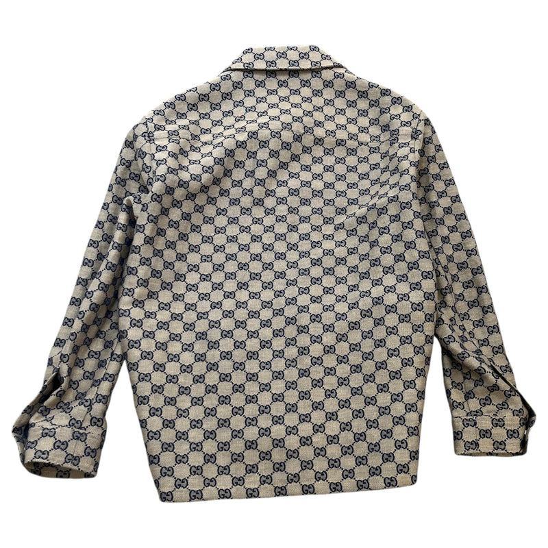 Men's GG Supreme Jacket Beige Size XS