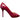 Women's Luna Open Toe Heels Burgundy Size EU 37.5 / UK 4.5