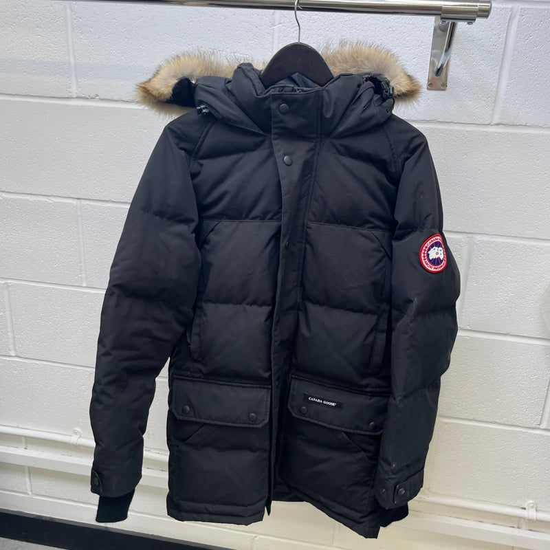 Men's Emory Parka Down Jacket Black Size M