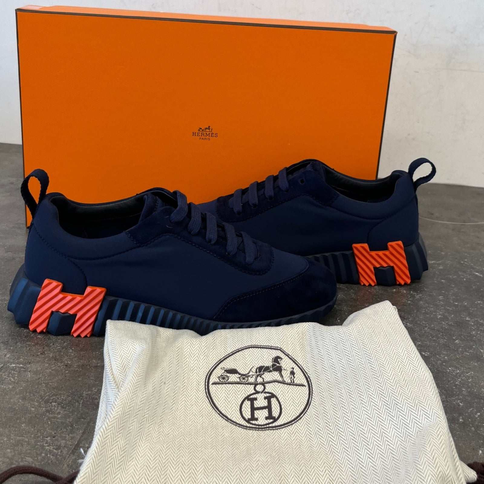 Women's Bouncing Low Trainers Navy Size 3 - Photo 12