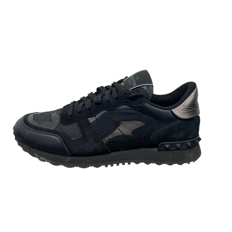Men's Rockrunner Camouflage Low Trainers Black Size EU 40 / UK 6