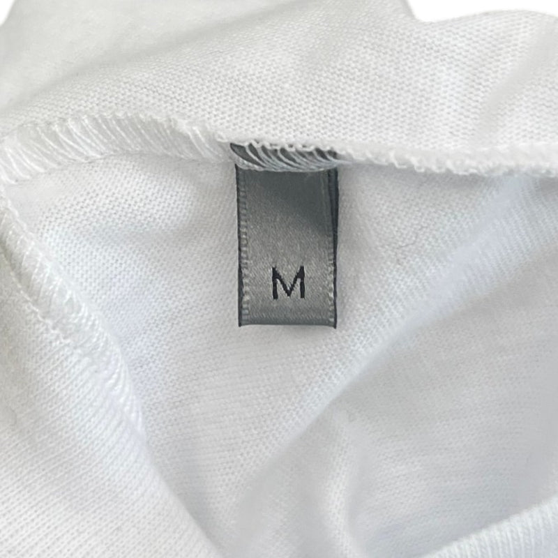 Men's Embroidered Bee T-Shirt White Size M
