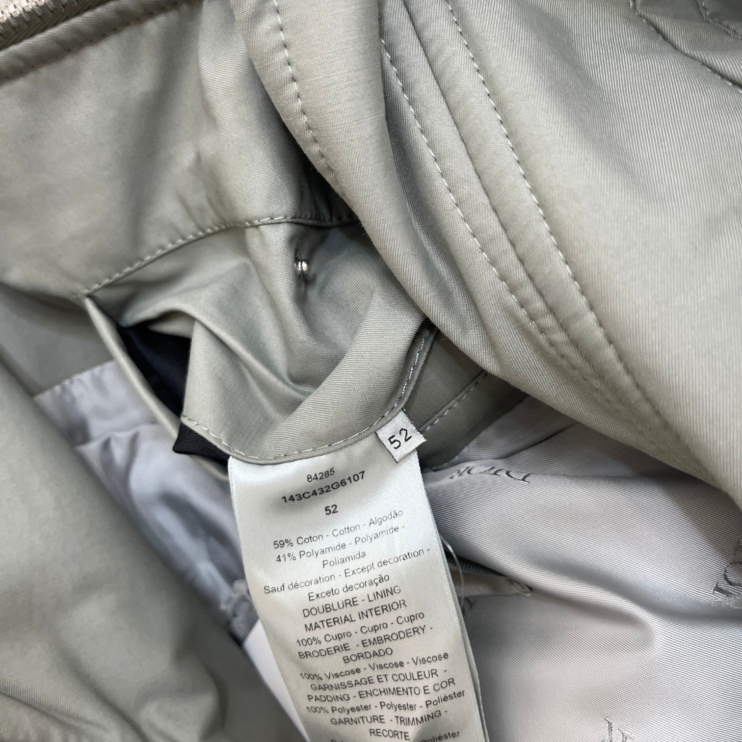 Dior Men's Atelier Embroidered Bomber Jacket Grey Size XL - Photo 7