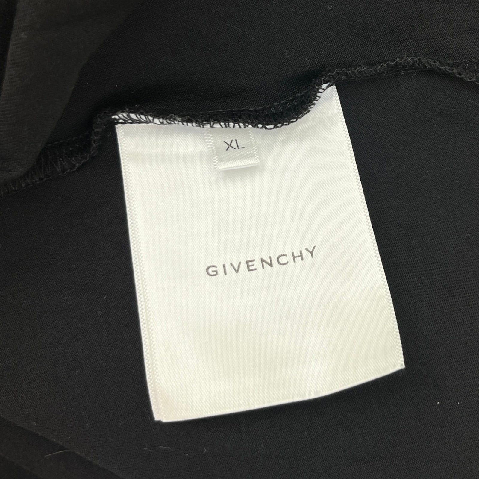Men's Embroidered Logo T-Shirt Black Size XL - Photo 6