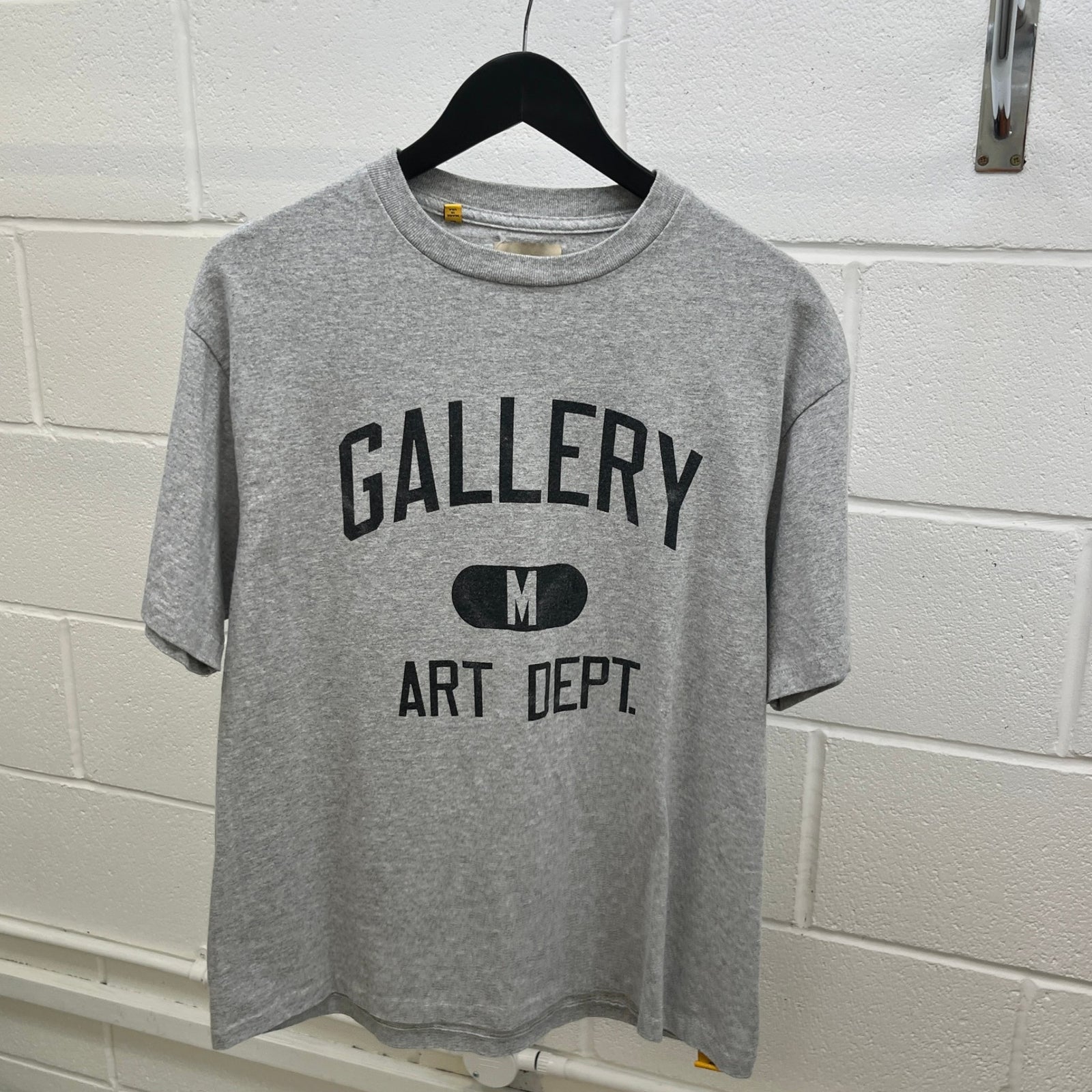 Men's Logo T-Shirt Grey Size M - Photo 9