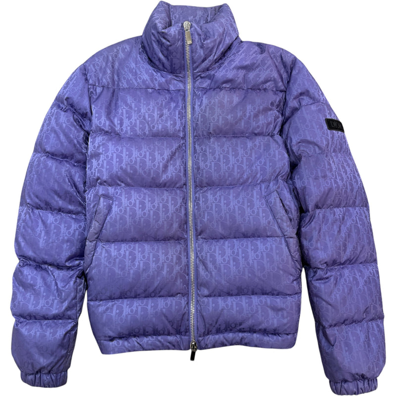 Men's Oblique Down Jacket Purple Size S