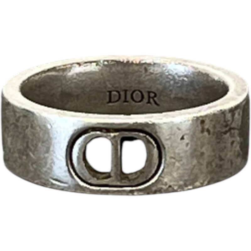 Men's CD Ring Silver Size N
