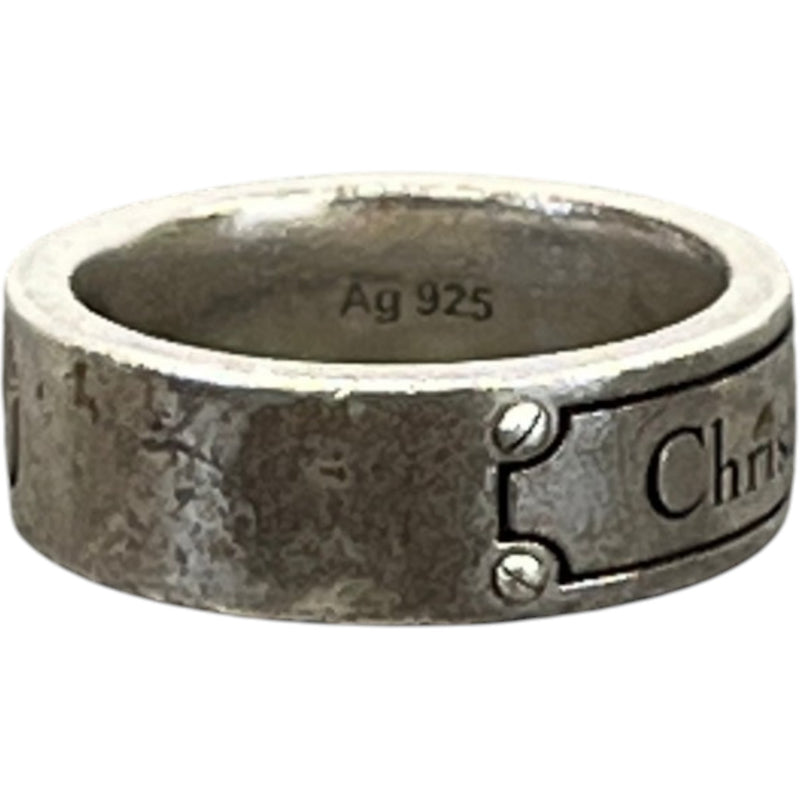 Men's CD Ring Silver Size N