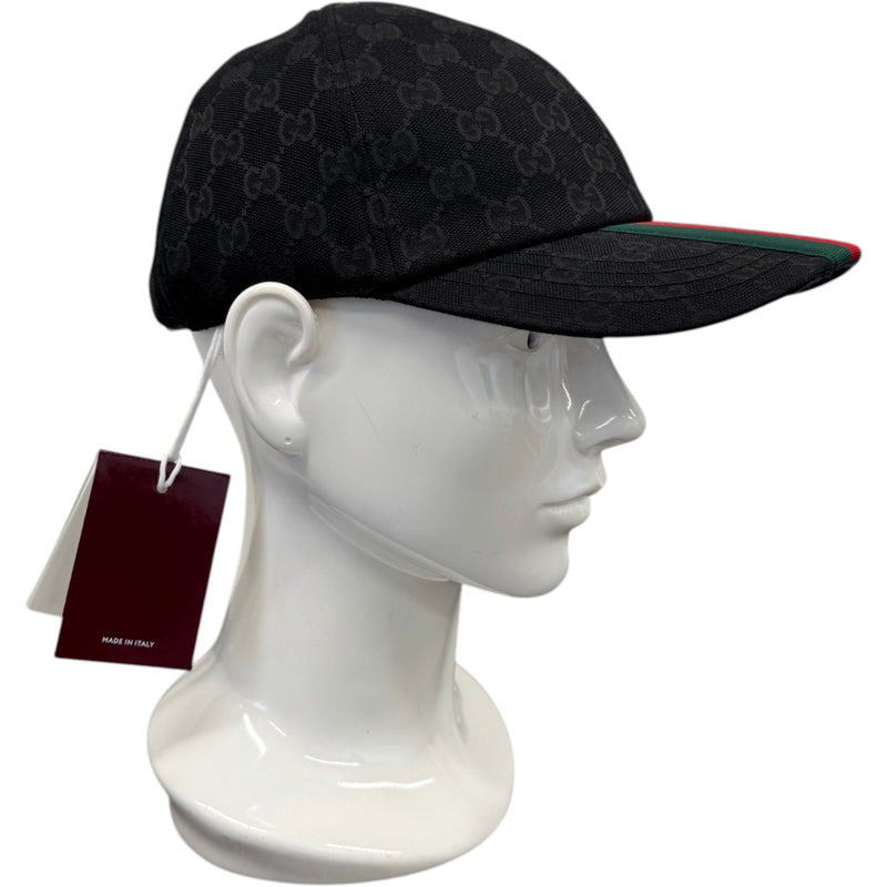 Men's GG baseball Cap Black Size S