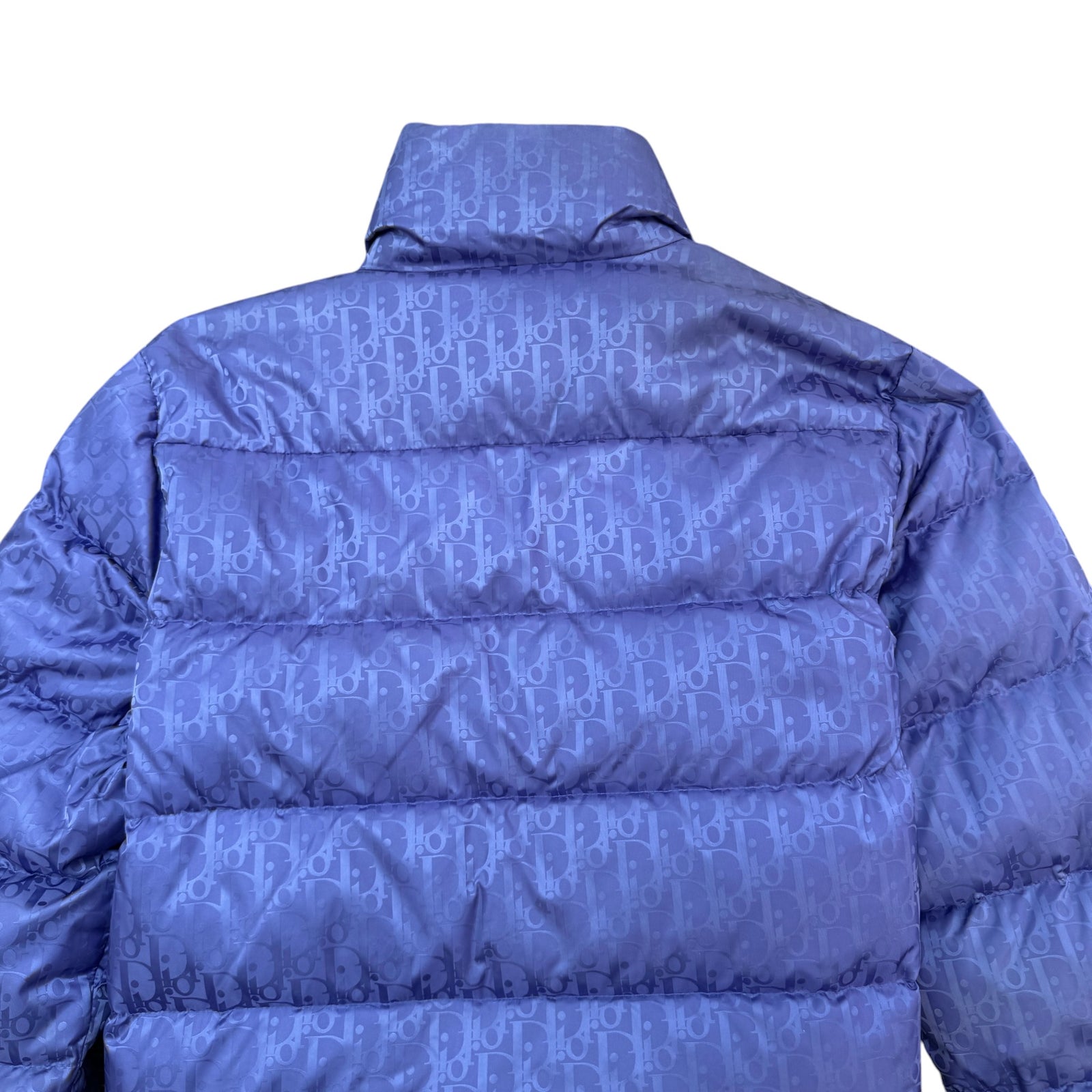 Men's Oblique Down Jacket Purple Size S - Photo 4