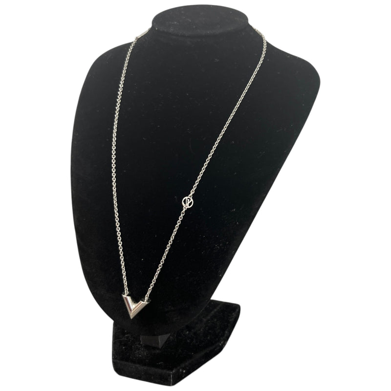 Women's Essential V Supple Necklace Silver