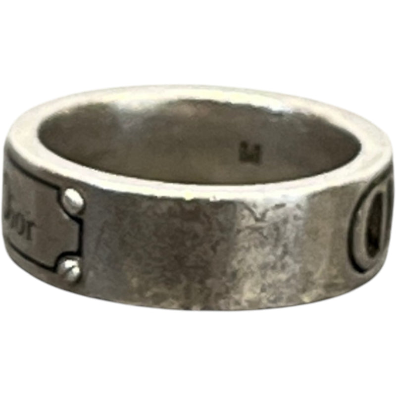 Men's CD Ring Silver Size N