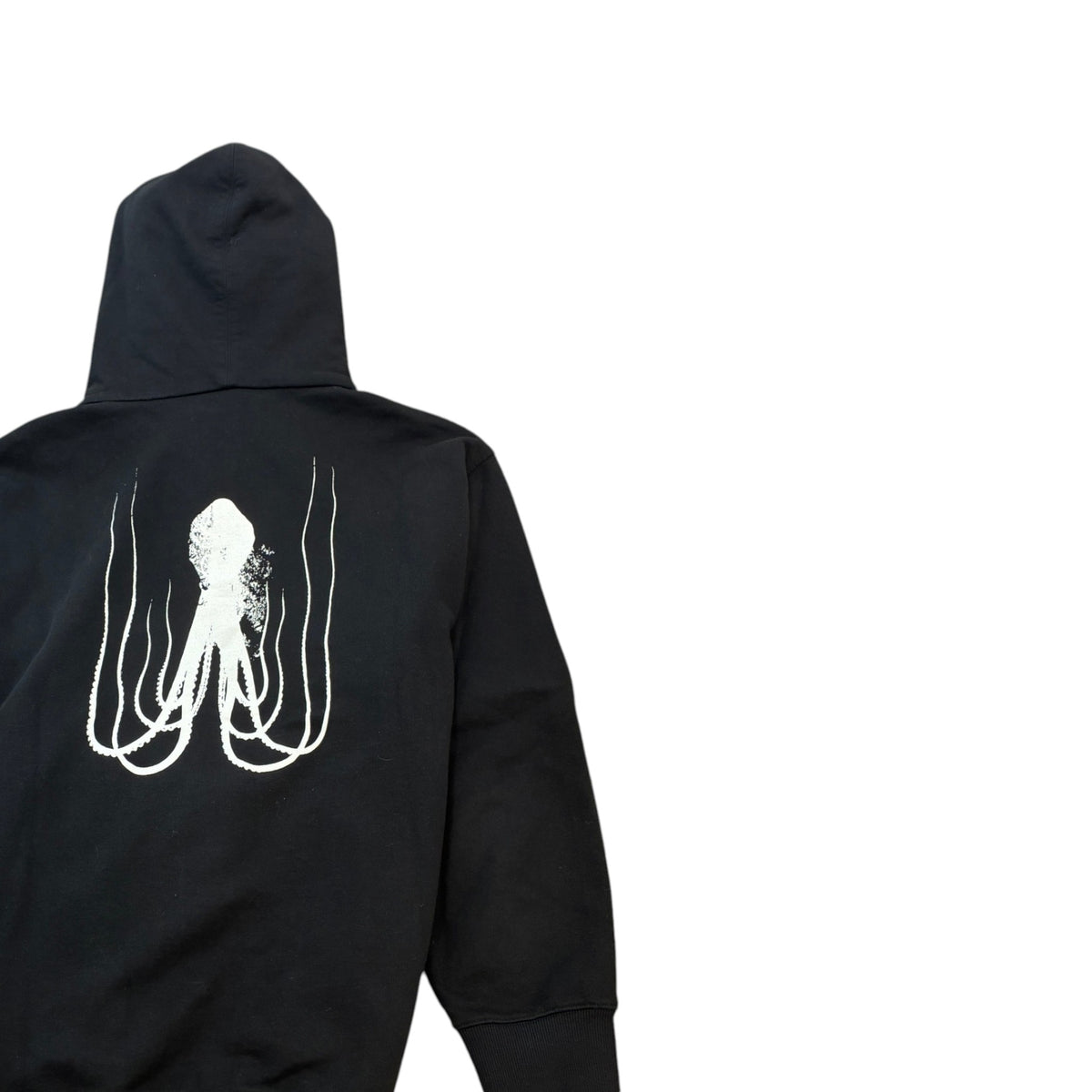 Men's Mermaid Graphic Hoodie Black Size M - Photo 4