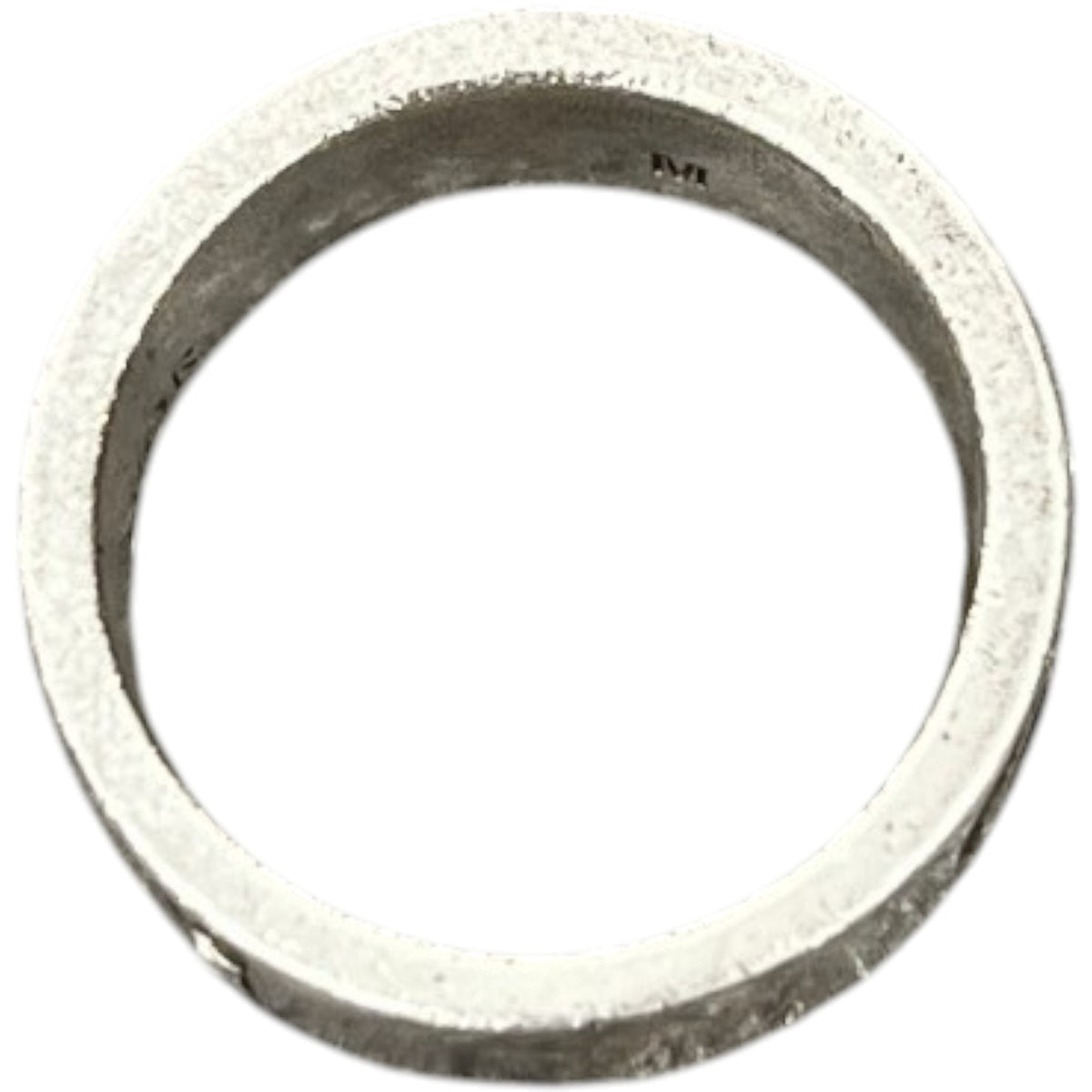 Men's CD Ring Silver Size N - Photo 5