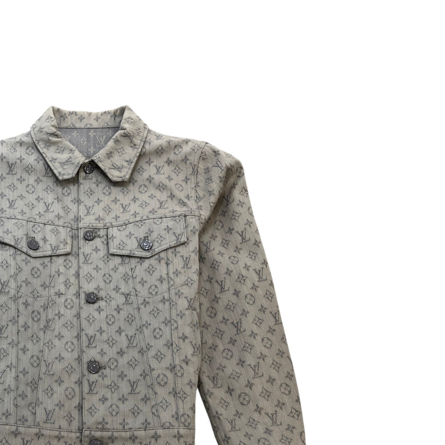 Men's Limited Edition Monogram Jacket Grey Size IT 48 / M - Photo 3