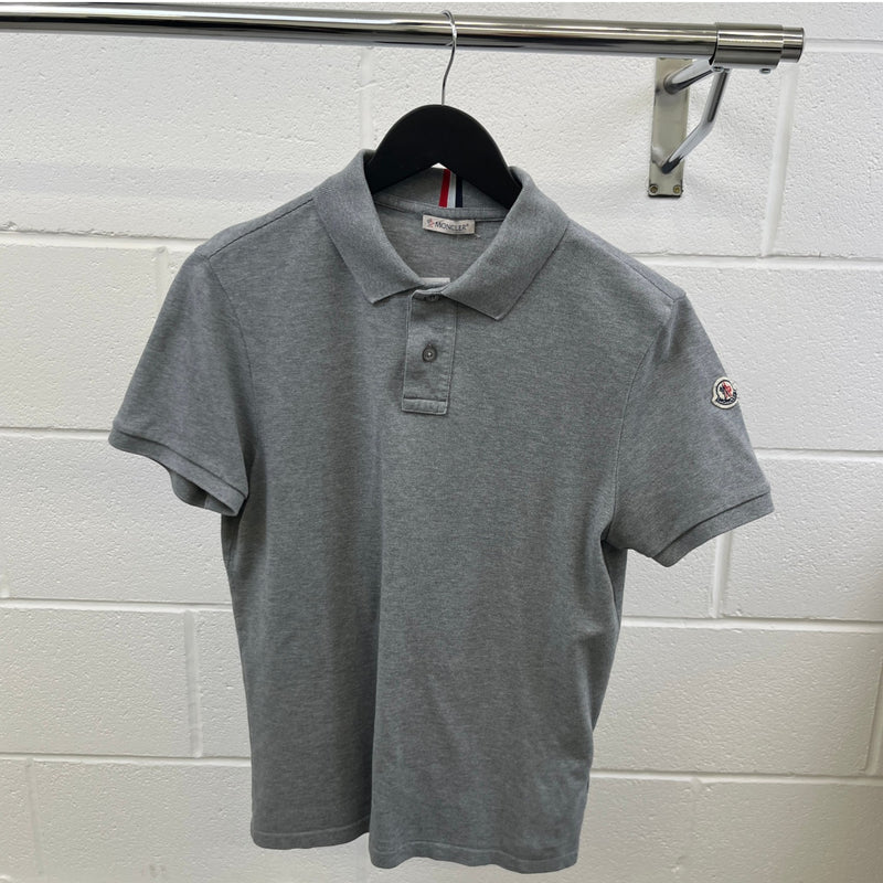 Men's Maglia Polo Shirt Grey Size S
