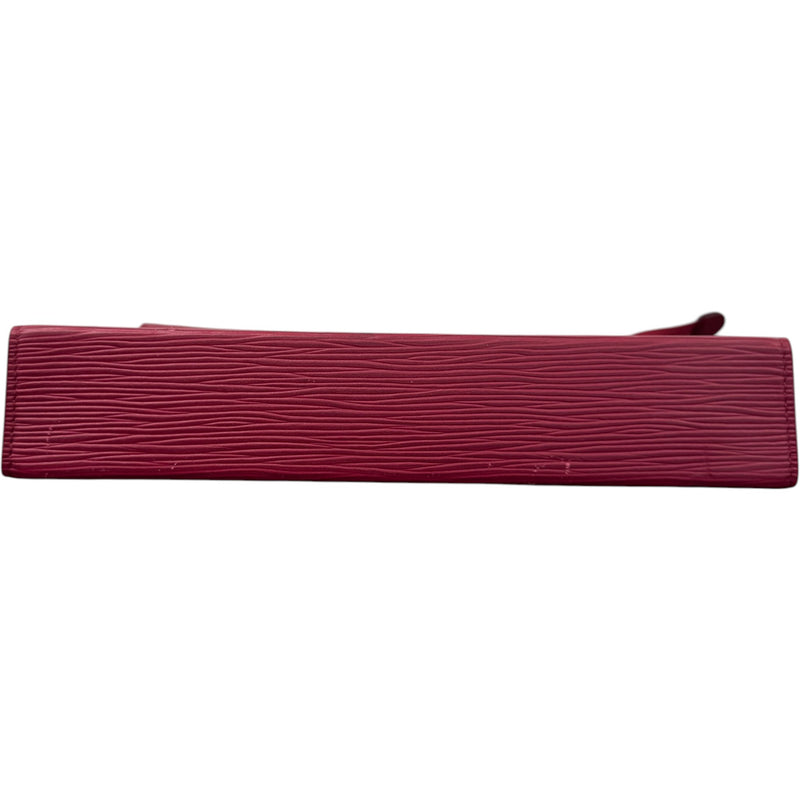 Women's Epi Pouch 26 Clutch Red