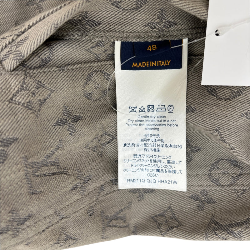 Men's Limited Edition Monogram Jacket Grey Size IT 48 / M