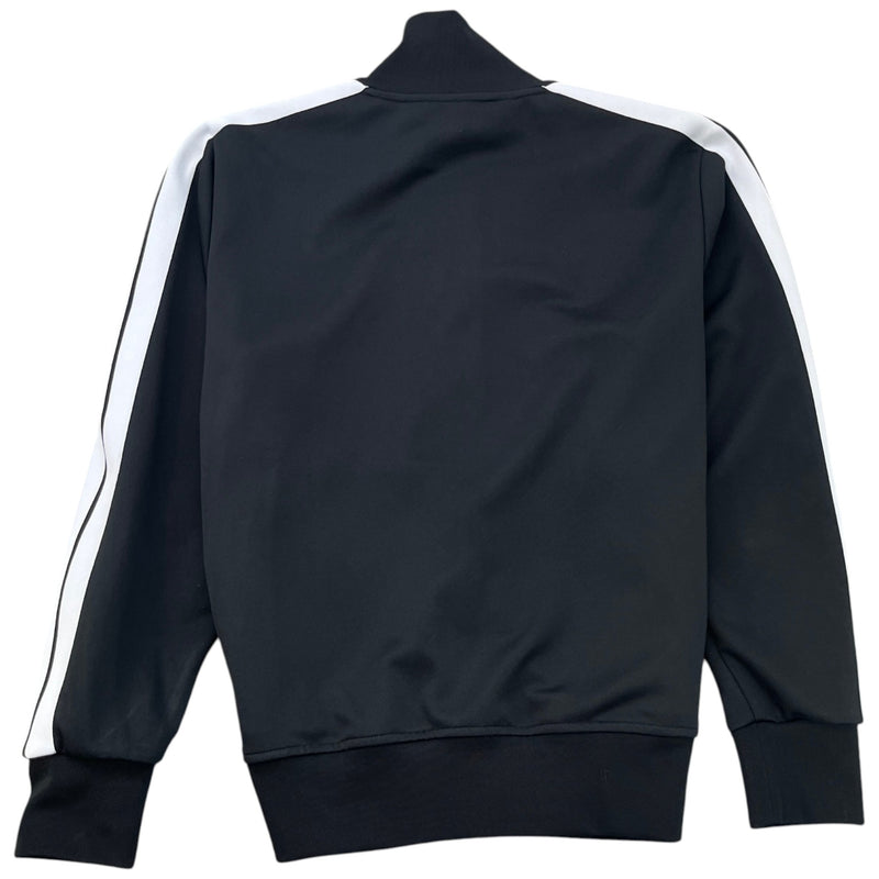 Men's Classic Logo Print Track Jacket Black Size XL