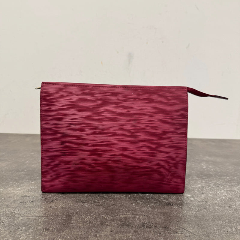 Women's Epi Pouch 26 Clutch Red