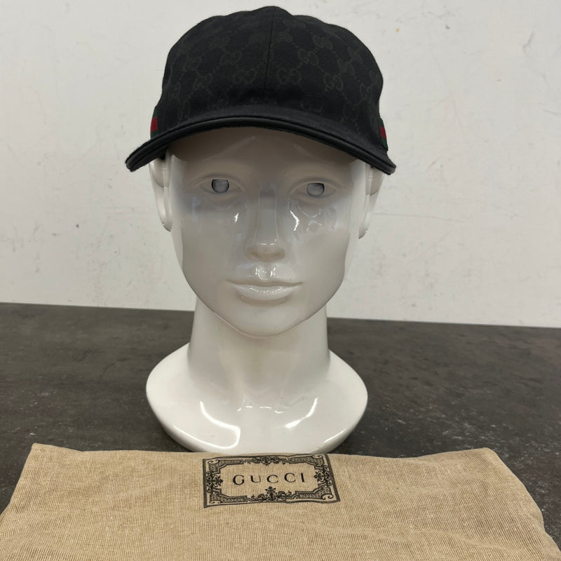 Men's GG Baseball Cap Black Size S