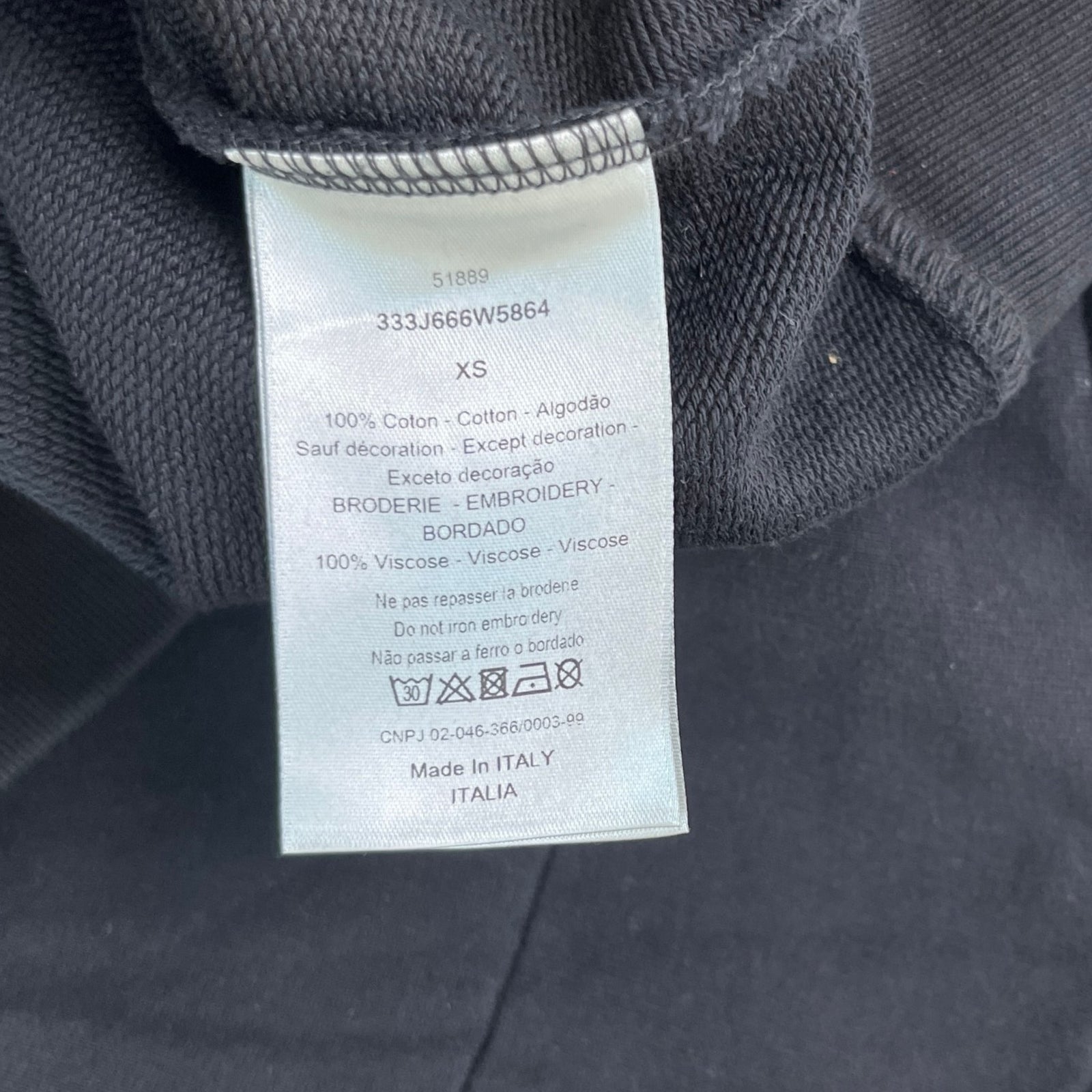 Men's Forever Young Logo Sweatshirt Black Size XS - Photo 10