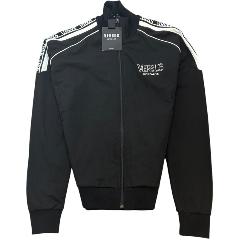 Men's Logo Tape Track Jacket Black Size M