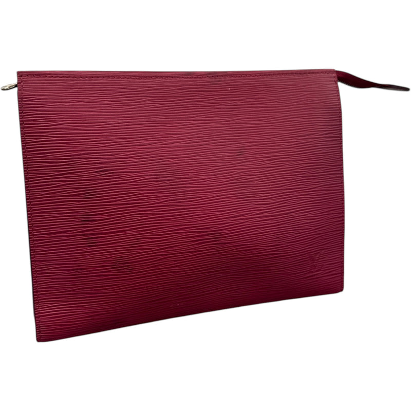 Women's Epi Pouch 26 Clutch Red