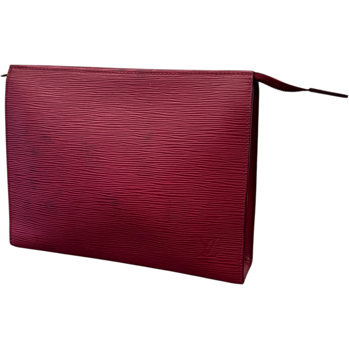 Women's Epi Pouch 26 Clutch Red - Photo 4