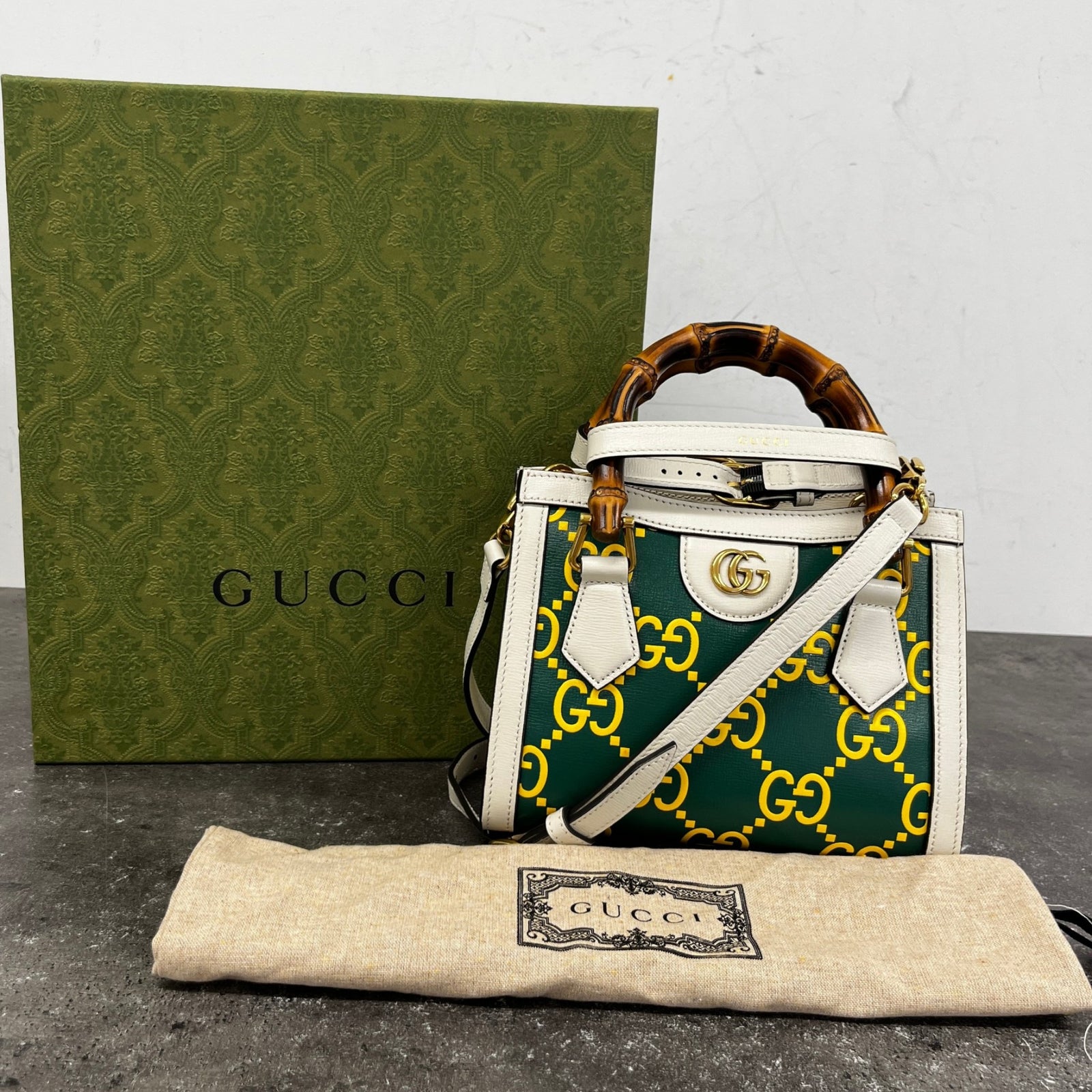 Women's Mini Diana Tote Bag Green - Photo 13