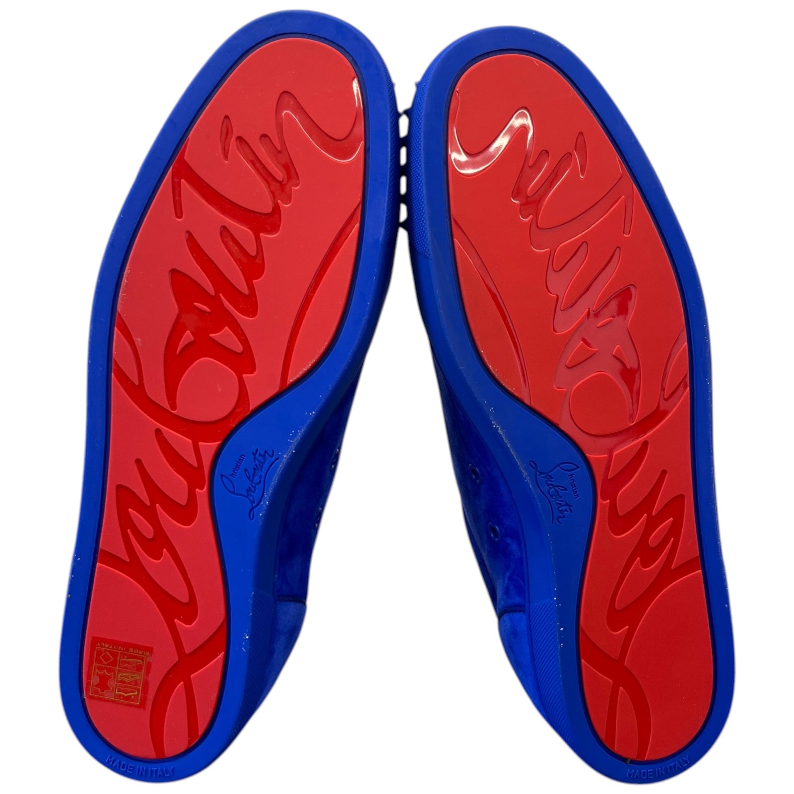 Men's Louis Junior Spikes Low Trainers Blue Size 11 - Photo 11