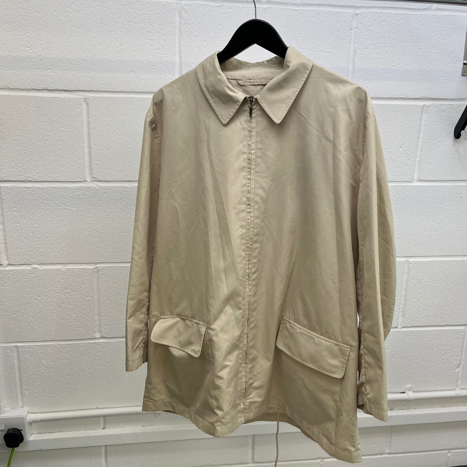 Women's Pac-A-Mac Jacket Beige Size L - Photo 7