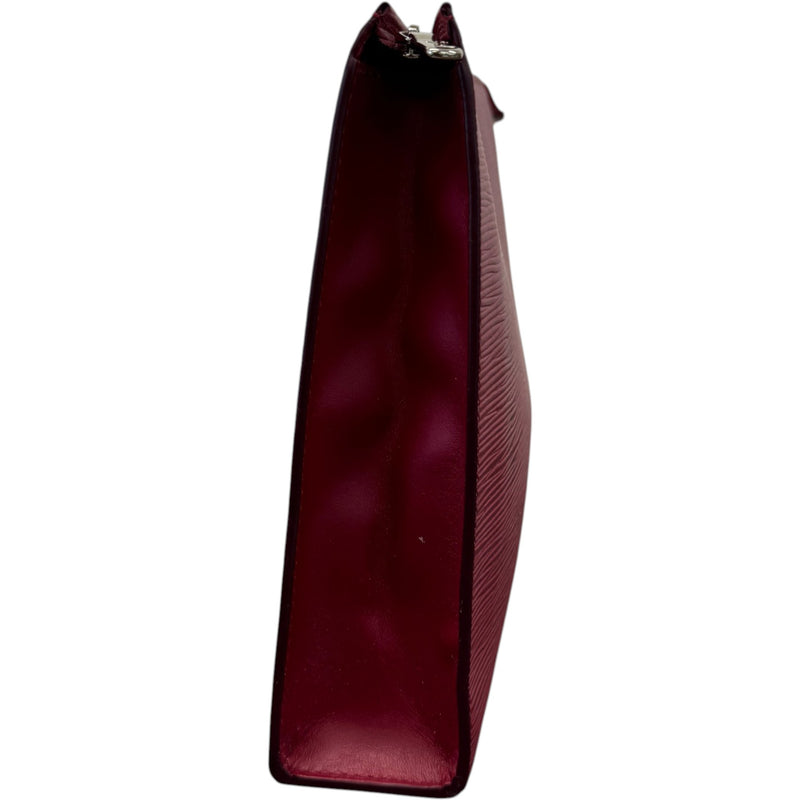Women's Epi Pouch 26 Clutch Red