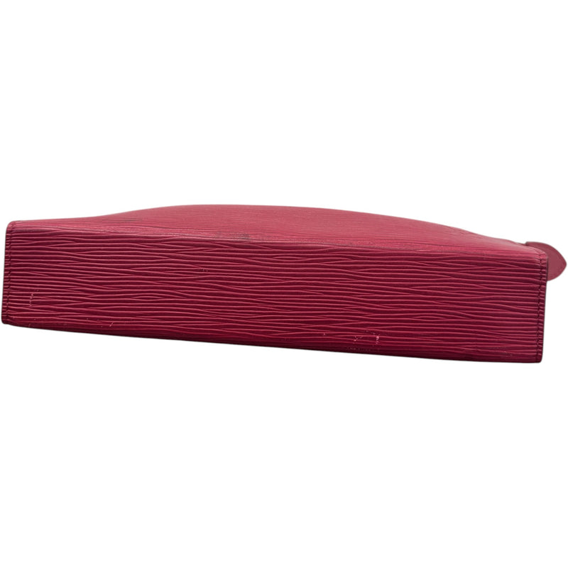 Women's Epi Pouch 26 Clutch Red
