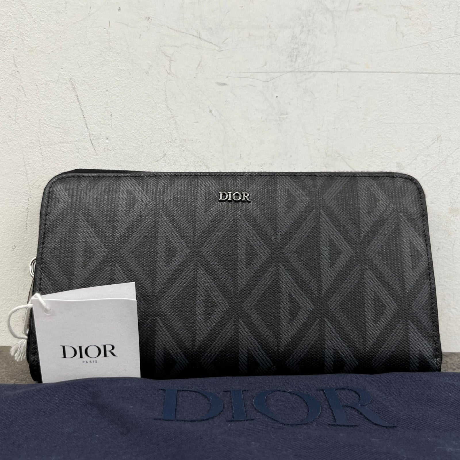 Men's Cd Diamond Wallet Grey - Photo 13